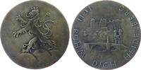 Heidelberg Medaille Silber Heidelberg - Ich rühm Dich Heidelberg, Wappen / Schloß und Brücke, ca. 40 MM, ca. 25 Gramm -
