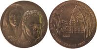 Medaille 1983 Bronze Neujahr - Kaspar Hauser, Kinder- und Jugendbild von Hauser / Karlsruher Schloss, v. B.H. Mayer Pforzheim, ca. 50 MM vz-stgl