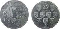 Städte Medaille Aluminium Meiningen - auf Schillers Räuber, v. König (?), ca. 40,5 MM, kleines Zainende -