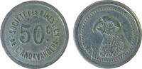 Madagaskar 50 Centimes Al Papagei, Minengesellschaft L'Andavakoera, selten, kleine Fremdkörperprägung -