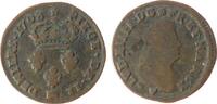 Frankreich 2 Deniers de Strasbourg Ku Louis XIV, BB (Strasbourg) -