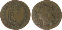 Frankreich 1 Liard Ku Louis XVI, BB (Strasbourg), Dupl.1716 -