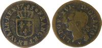 Frankreich 1 Liard Ku Louis XVI, BB (Strasbourg), Dupl.1716 -
