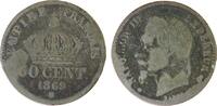 Frankreich 50 Centimes Ag Napoleon III, BB (Straßburg) -