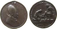 Vatikan Medaille Bronze Innozenz XI (1676-1689) - auf die Fußwaschung, Brustbild nach rechts / Fußwaschung, unsigniert, ca. 39 MM, gelocht -