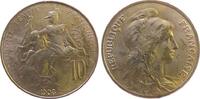 Frankreich 10 Centimes Br Daniel-Dupuis, kleine Randfehler, etwas fleckig -
