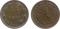 Niederlande 1/2 Cent Br Wilhelmina I, Schulman 1000 -