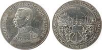Städte Medaille Bronze versilbert Rupprecht Kronprinz von Bayern - Erinnerungstag der Armee und Marine, Nürnberg, Brustbild nach links / Stadtan -