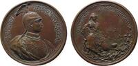Reformation / Religion Medaille Bronzeguß Wittenberg - auf die Einweihung der renovierten Schlosskirche, Brustbild von Wilhelm II. in Kürassieruniform nach rech -