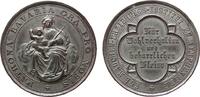 Städte Medaille Bronze versilbert Nymphenburg - auf das Königliche Mädchen-Erziehungsinstitut, für Wohlverhalten und beharrlichen Fleißes, Patro -