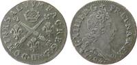 Frankreich 5 Sols aux insignes Ag Louis XIV, BB (Strasbourg) -