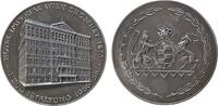 Wien Medaille Bronze versilbert Wien - auf die Neugestaltung des Hotels Imperial, Hotelgebäude / Wappen, v. Zierler, ca. 60 MM, kleine Randker -