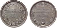 Städte Fleißmedaille Silber Würzburg - Gesellschaft zur Vervollkommnung der mechanischen Künste und Gewerbe, Mehrzeiler im Kranz aus div. Geräten und -