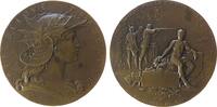 Frankreich Preismedaille Bronze Verteidigungsminister - auf das Schützenfest, behelmter Kopf der Marianne nach rechts / sitzender nackter Jüngling mit Lo -