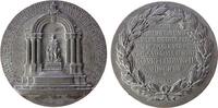 München Medaille Bronze versilbert München - Zur Erinnerung an die Enthüllung des Landesdenkmals für Ludwig II., Denkmal / Mehrzeiler im Kranz, v -