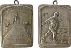 Frankreich tragbare Plakette Bronze versilbert Couvin - auf die Landwirtschaft- und Forstwirtschaftliche Ausstellung, Exposition Agricole et Forestière, Säma -