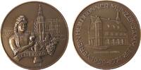 Städte Medaille Bronze Heilbronn - Verein Heilbronner Münzsammler, Stadtansicht mit Weinreben / historisches Museum, ca. 45 MM -