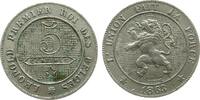 Belgien 5 Centimes KN Leopold I, kleine Randfehler -