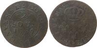 Französisch Guyana 2 Sous Billon Louis XVI, Cayenne, A (Paris), Lecompte 31 -