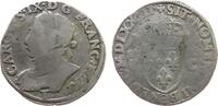 Frankreich Teston au buste barbu Ag Charles IX. (1560-74), MDLXIII, I (Limoges), ca. 9,1 Gramm -