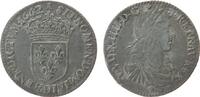 Frankreich 1/12 Ecu au buste juvénile Ag Louis XIV, D (Lyon) -