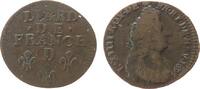 Frankreich Liard de Fance Ku Louis XIV, D (Vimy-en-Lyonnais) -