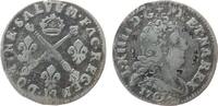 Frankreich 5 Sols aus insignes Ag Louis XIV, BB (Strasbourg) -