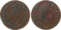 Frankreich 1/2 Sol au Buste Enfantin Ku Louis XV (1715-1774), AA (Metz) -