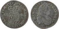Frankreich 1/6 Ecu de Navarre Ag Louis XV, BB (Strasbourg), 20 Sols -