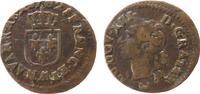Frankreich Liard Ku Louis XVI, AA (Metz), dezentrierte Prägung -