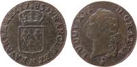 Frankreich 1 Sol Ku Louis XVI, AA (Metz) -