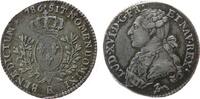 Frankreich 1/5 Ecu aux rameaux d'olivier Ag Louis XVI, R (Orleans), ca. 5,8 Gramm -