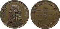 Reformation / Religion Medaille Bronze Luther Martin (1483-1546) - auf seinen 300. Todestag, Brustbild nach links / Eine veste Burg ist unser Gott - Mehrzeiler, -
