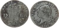 Frankreich 15 Sols Ag Louis XVI, W (Lille) -