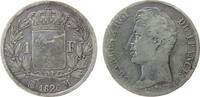 Frankreich 1 Franc Ag Charles X, M (Toulouse) -