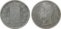 Frankreich 1 Franc Ag Charles X, M (Toulouse) -