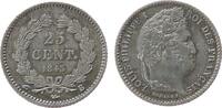 Frankreich 25 Centimes Ag Louis Philippe I, B (Rouen) -