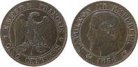 Frankreich 5 Centimes Br Napoleon III, A (Paris) -