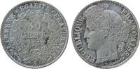 Frankreich 50 Centimes Ag Ceres, A (Paris) -