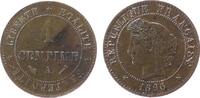Frankreich 1 Centime Br Ceres, A (Paris), etwas fleckig -