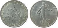 Frankreich 1 Franc Ag Semeuse -