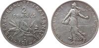 Frankreich 2 Francs Ag Semeuse, C (Castelsarrasin) -