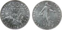 Frankreich 50 Centimes Ag Semeuse -