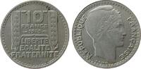 Frankreich 10 Francs KN Provisorische Regierung, kurze Blätter, Gad.810 -