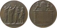 Schweden Medaille Bronze Gustav V (1907-1950) - auf den 500. Jahrestag der Gründung des Reichstags, vier Männer beim Schwur / von zwei Löwen gehal -