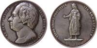 Schweden Medaille Silber Carl XV. (1859-1872) - auf Erik Gustaf Geijer, 1783-1847, Schriftsteller der Romantik, Büste nach links / Frau in nordisc -