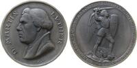 Reformation / Religion Medaille Zink Luther Martin (1483-1546) - auf die 400-Jahrfeier der Reformation, Büste nach links / Erzengel Michael mit Schild und Schwe -