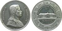 Schiller Medaille Zinn Schiller Friedrich (1759-1805) - auf die Schillerfeier in Mannheim, Brustbild nach rechts / Mannheimer Nationaltheater, v. -