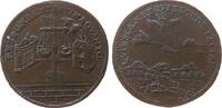 Harz-Münzmeisterpfennige Rechenpfennig 1674-1711 Kupfer Bonhorst Heinrich - Harz, Clausthal, Waage zwischen Probierofen und Probierwaage / Taube ...