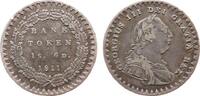 GB Großbritannien ab 1708 1 Shilling 6 Pence Token Ag Georg III, 18 Pence -